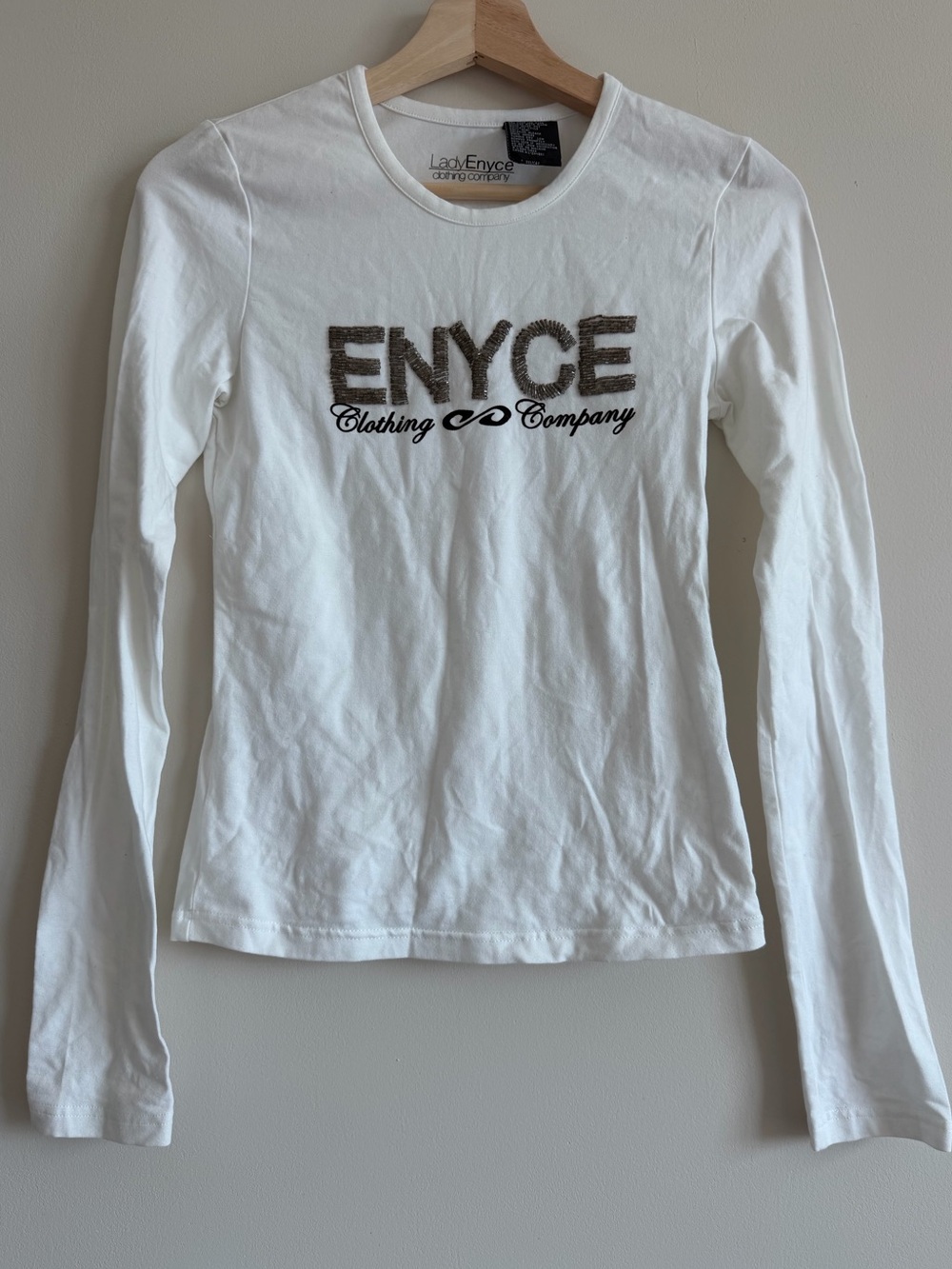 ENYCE  Jeweled Long Sleeve Tee